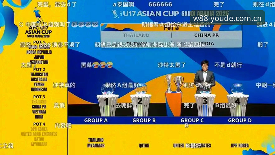 U17世界杯抽签揭晓，资深用户分享在w88优德官方追踪赛事的心得